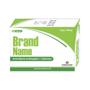 PharmAlliance-Amlodipine as Besylate + Valsartan-5mg/80mg-Tablets