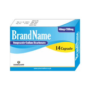 PharmAlliance-Omeprazole+Na Bicarbonate-40mg+1100mg-Caspule