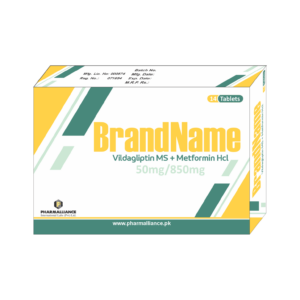 PharmAlliance-Vildagliptin MS, Metformin HCl-50mg/850mg-Tablets