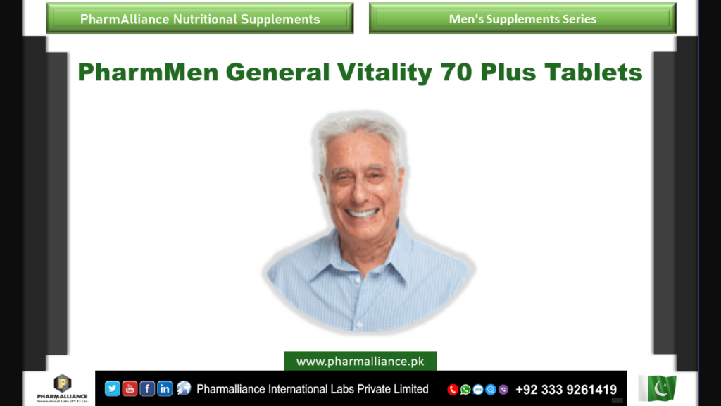 pharmallianceePharmMen General Vitality 70 Plus Tablets