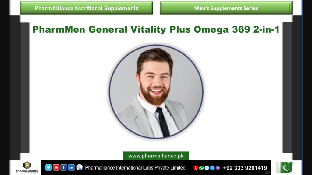 pharmallianceePharmMen General Vitality Plus Omega 369 2 in 1