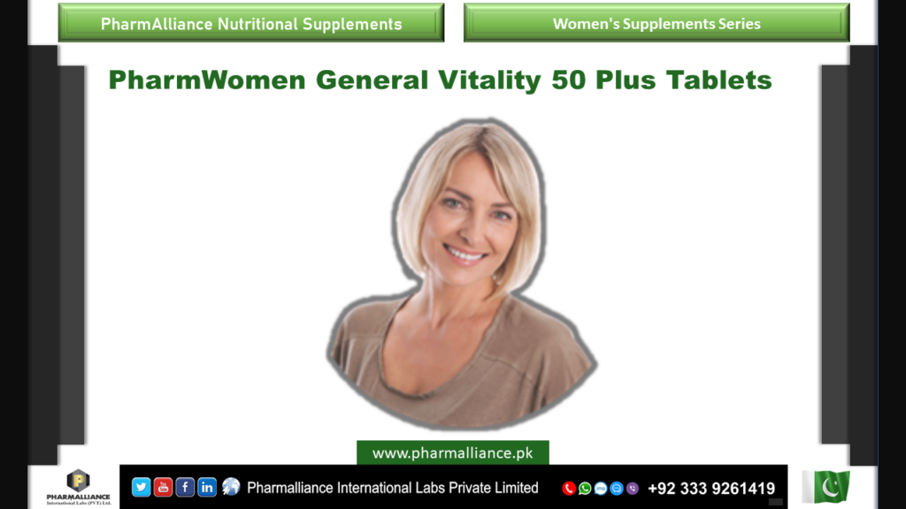 pharmallianceePharmWomen General Vitality 50 Plus Tablets