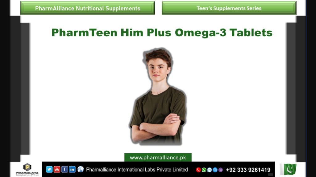 pharmallianceePharmTeen Him Plus Omega 3 Tablets