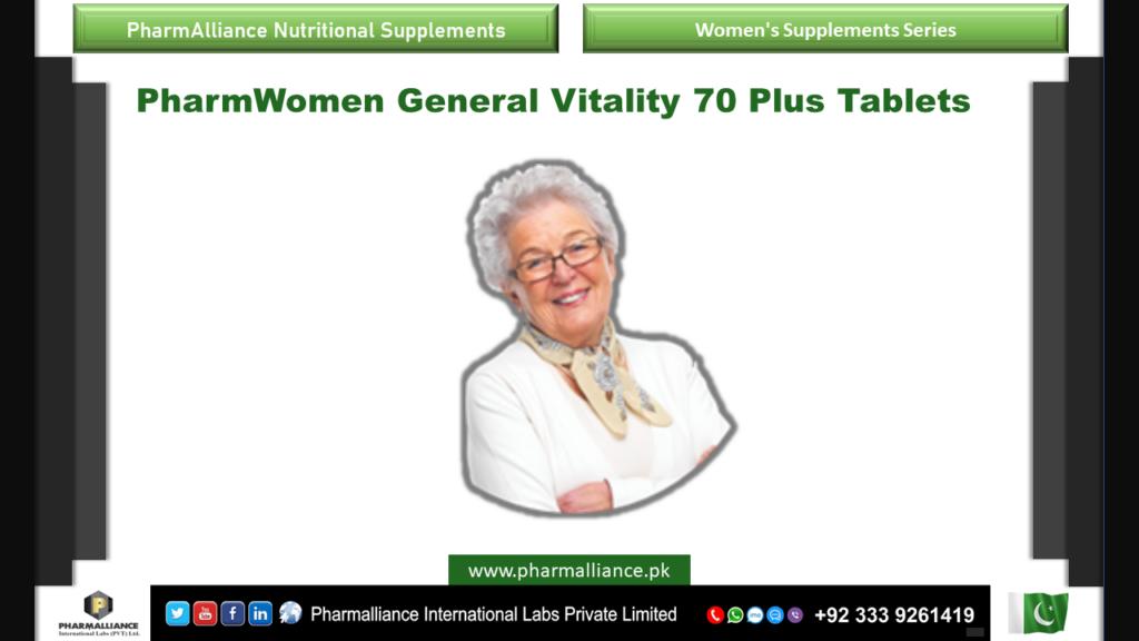 pharmallianceePharmWomen General Vitality 70 Plus Tablets